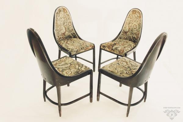 Josef Hoffmann - Dining set - 2x armchair, 4x chair, table