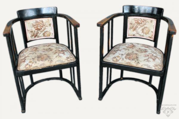 Josef Hoffmann - Sofa set - sofa, 2x armchair, 2x chairs, table